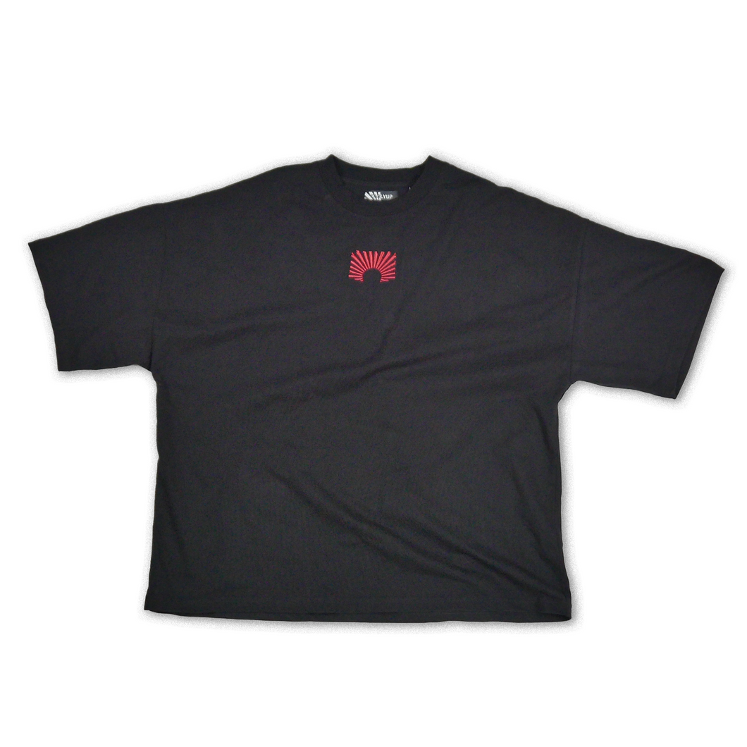 EARLYUP Boxy T-Shirt - Vintage Black