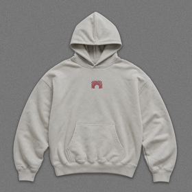 EARLYUP Logo Hoodie - Natural