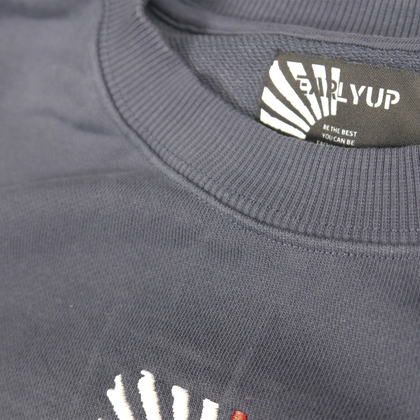 "Live.Love.Hope.Grow." Sweater - Navy Blue