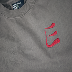 EARLYUP Monogramm Sweater - Pigment Grey