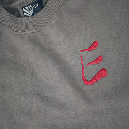 EARLYUP Monogramm Sweater - Pigment Grey