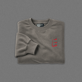 EARLYUP Monogramm Sweater - Pigment Grey