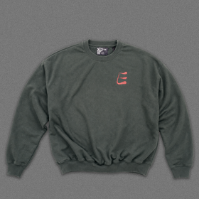 EARLYUP Monogramm Sweater - Wild Green