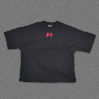 EARLYUP Boxy T-Shirt - Black
